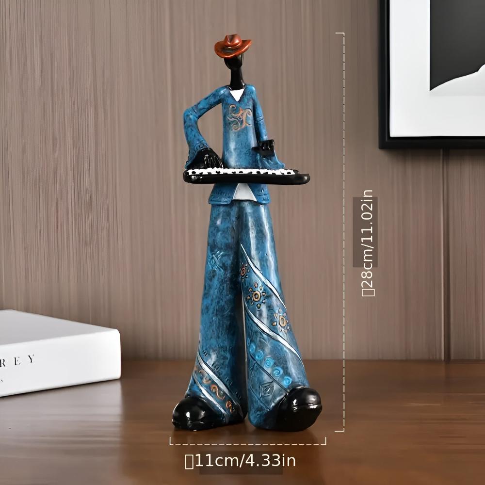 Abstract Jazz Band Resin Sculpture