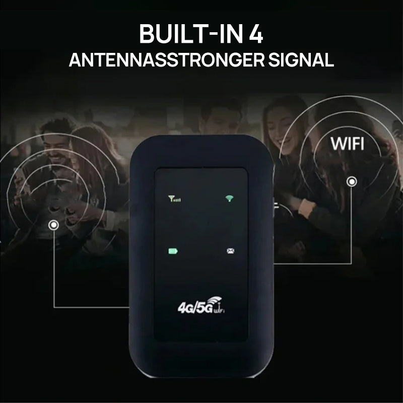 Wireless Portable WiFi Hotspot with 4G Connectivity