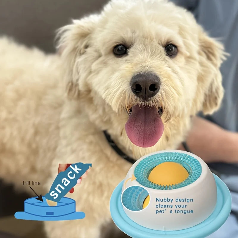 Slow Feeder Lick Mat for Dogs and Cats with Non-Slip Base
