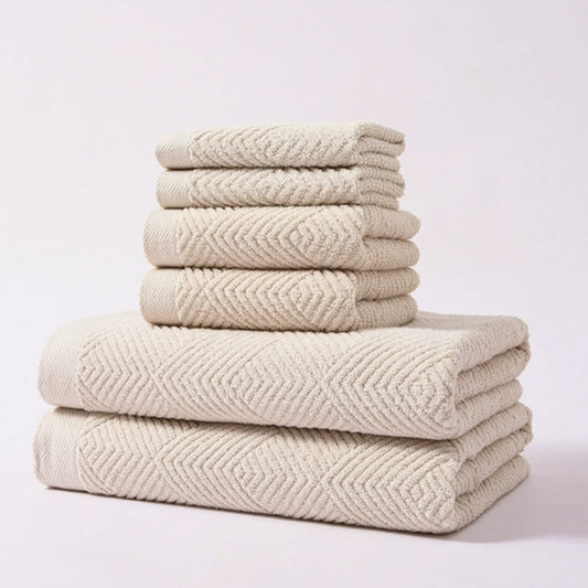Supreme Soft Cotton Towel Set - 6 Piece Luxury Collection
