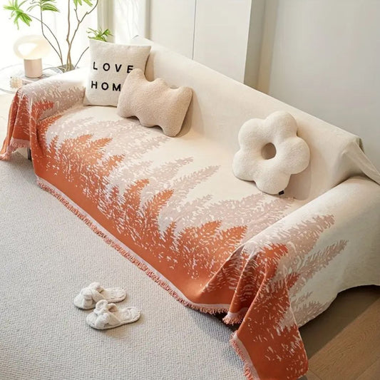 Chenille Forest Glitz Sofa Cover
