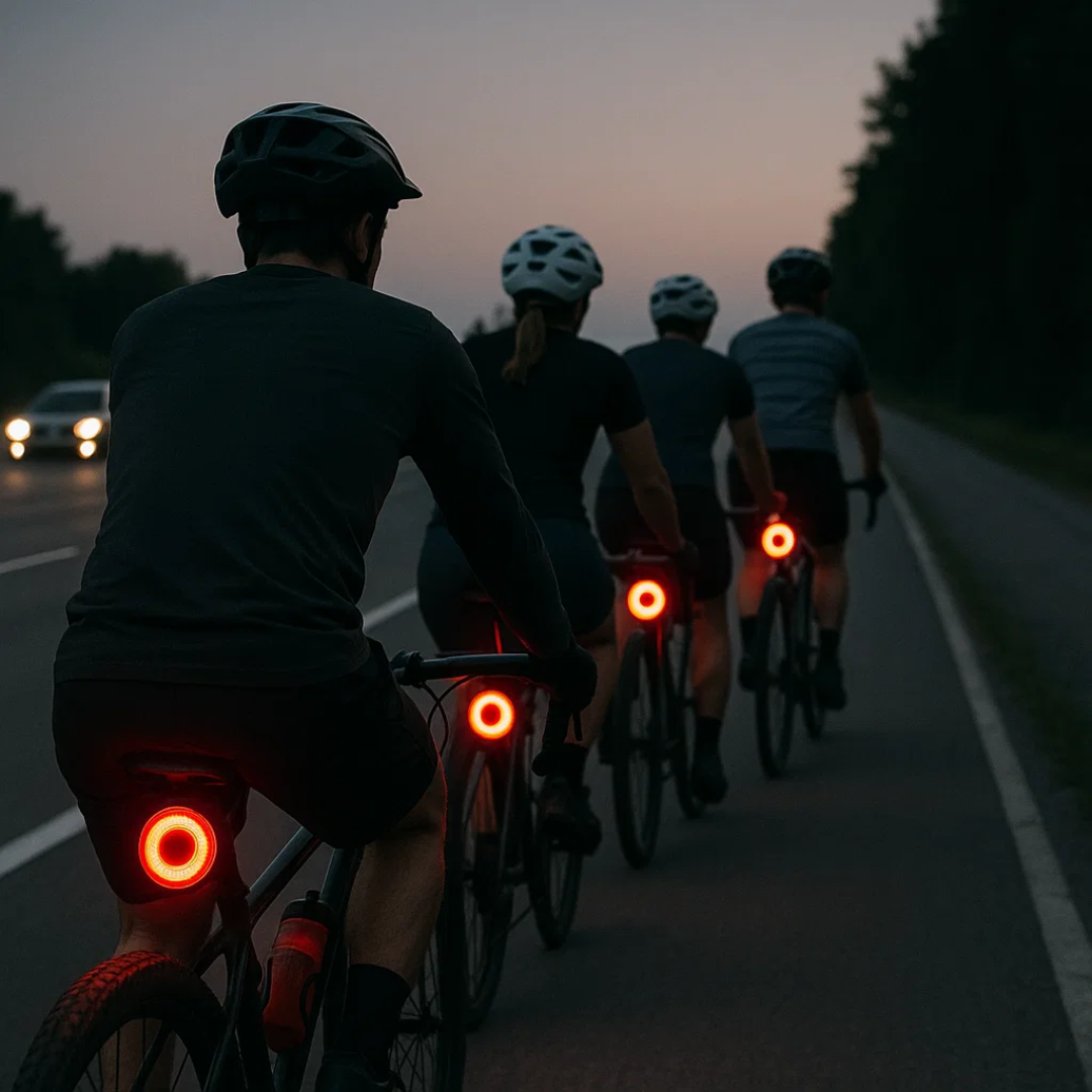 USB Rechargeable Smart Bike Rear Light with Automatic Brake Signal