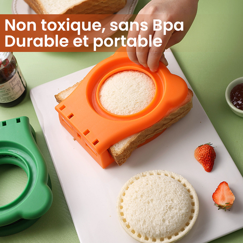 Stainless Steel Sandwich Cutter and Sealer for Kids