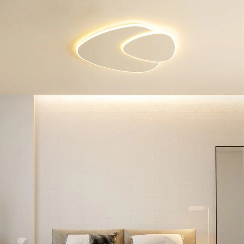 Minimalist Organic Elliptical LED Ceiling Lamp