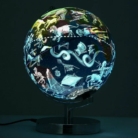 Levitation Globe with LED Constellation Night Light
