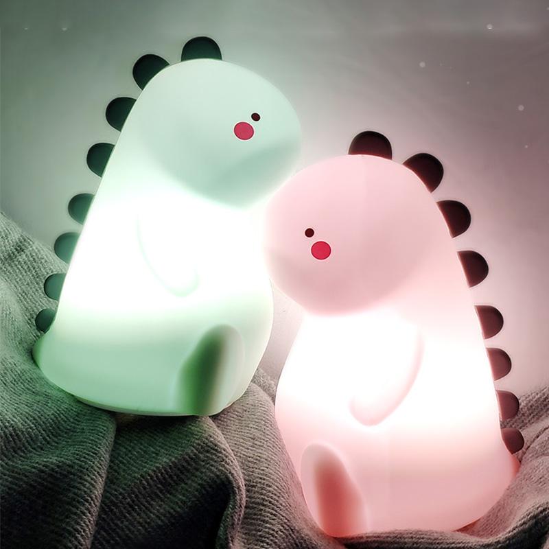 Rechargeable Color-Changing Dinosaur Night Light