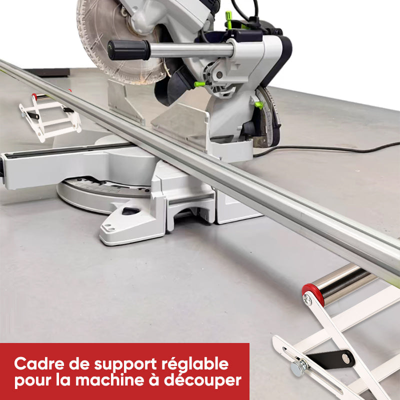 Adjustable Foldable Support Frame for Cutting Machine