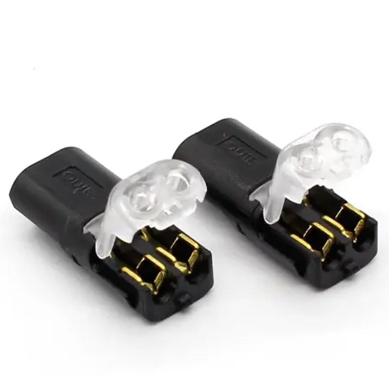 Double Wire Locking Connector for Safe Electrical Connections