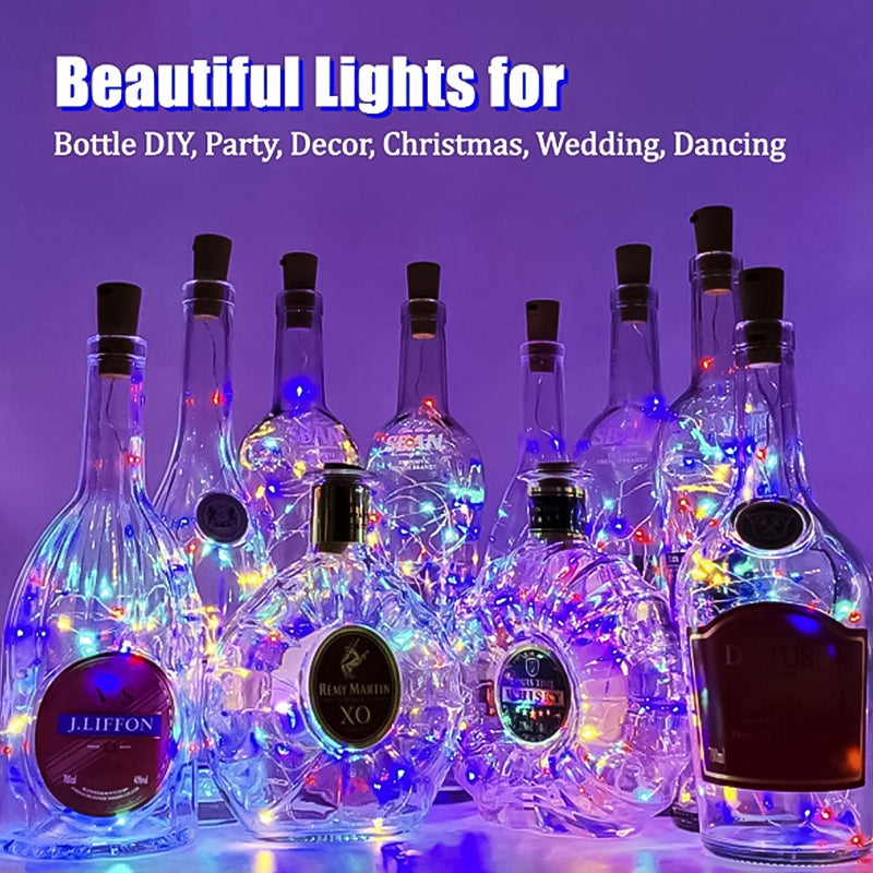 LED Bottle Light Cork Night Light for DIY Decor and Gifts