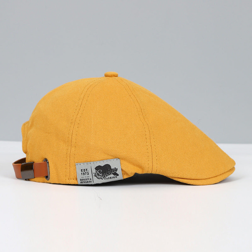 Men's Adjustable Classic Beret Hat for Casual and Formal Wear