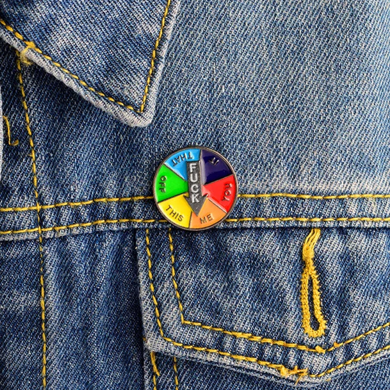 Spinning Anxiety Relief Brooch Pin