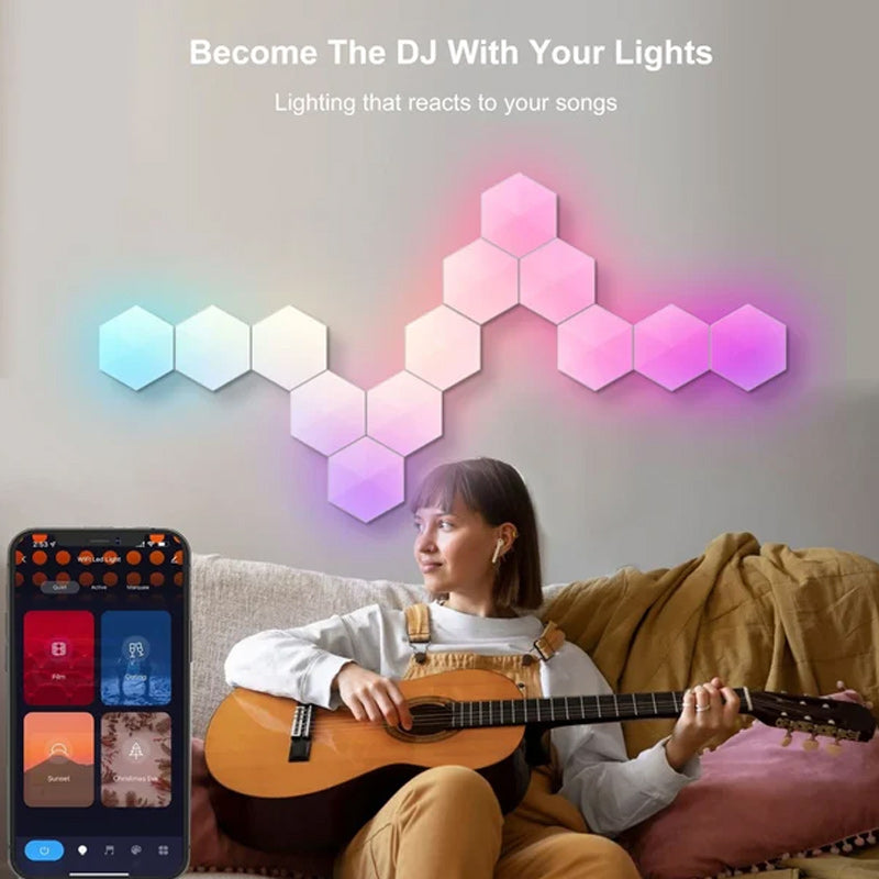 DIY Modular Touch-Sensitive Night Light with Music Sync and App Control