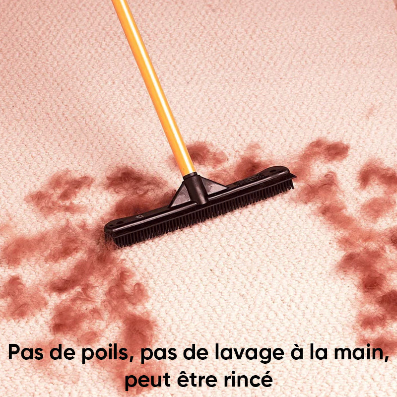 Telescopic Rubber Pet Hair Removal Broom