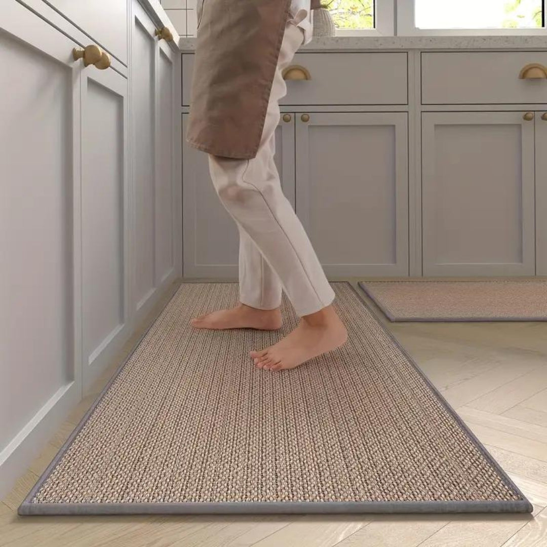 Non-Slip Classic Kitchen Mat Set with Comfort Support