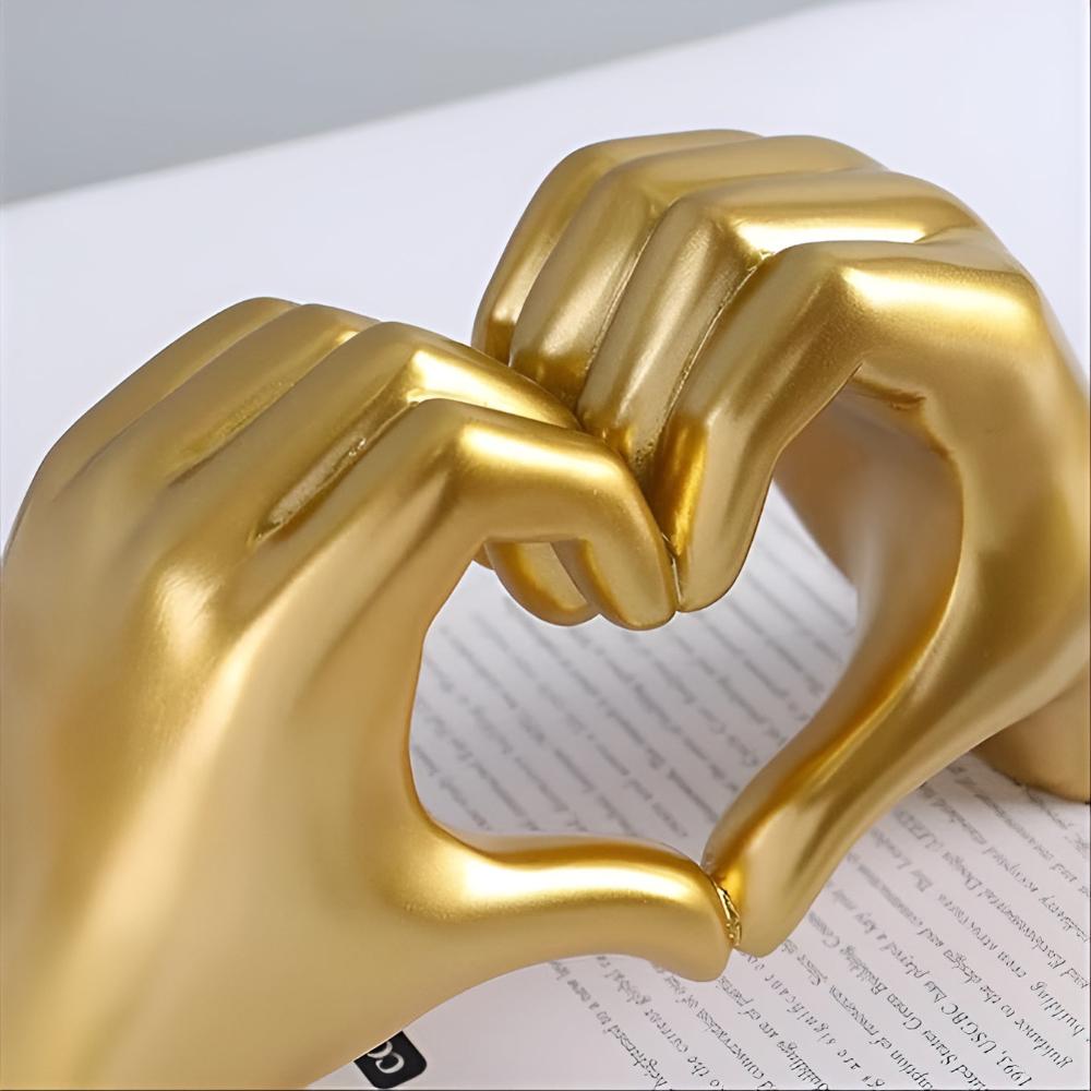 Heart-Shaped Love Hands Wall Art