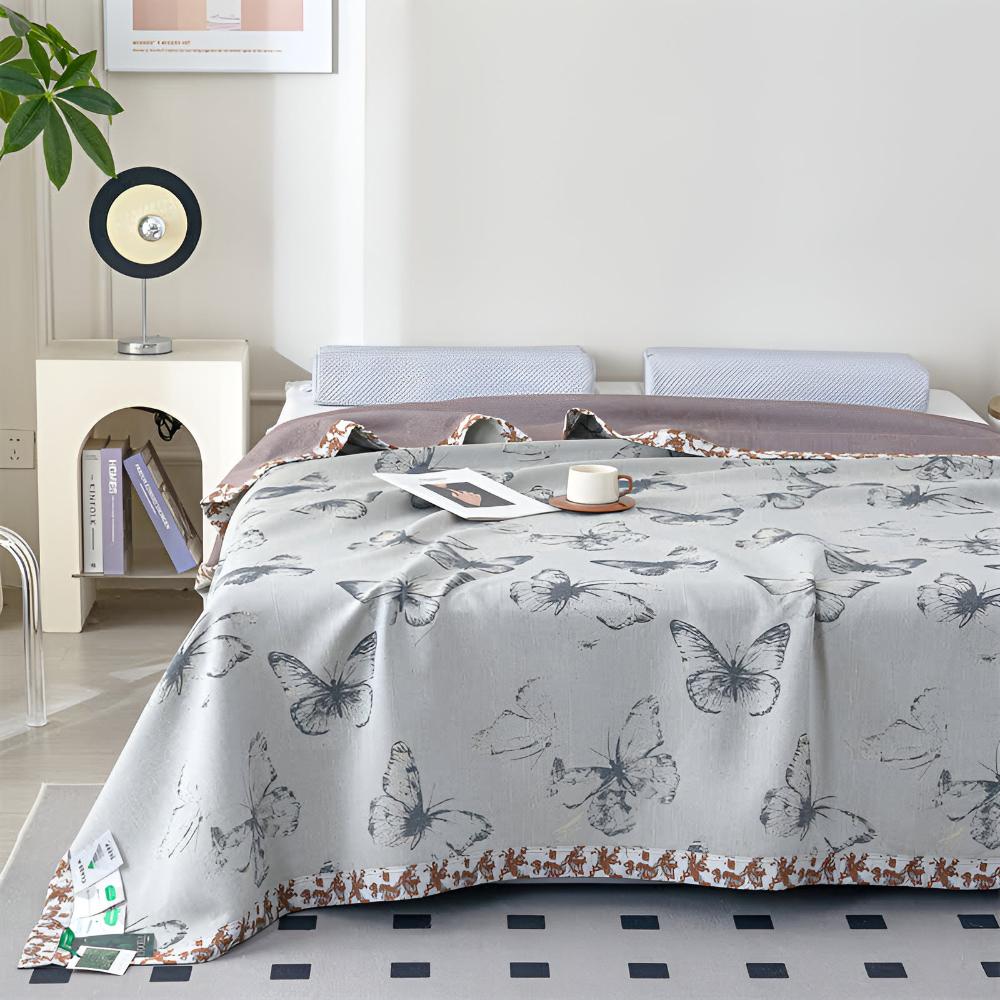 Lyocell Butterfly Elegance Throw Blanket