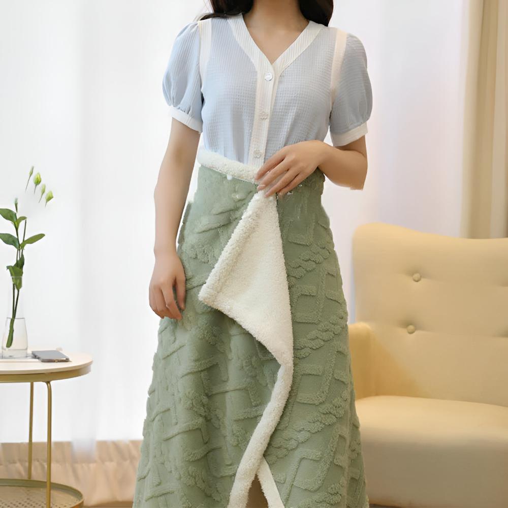 Plush Flannel Comfort Cloak Blanket