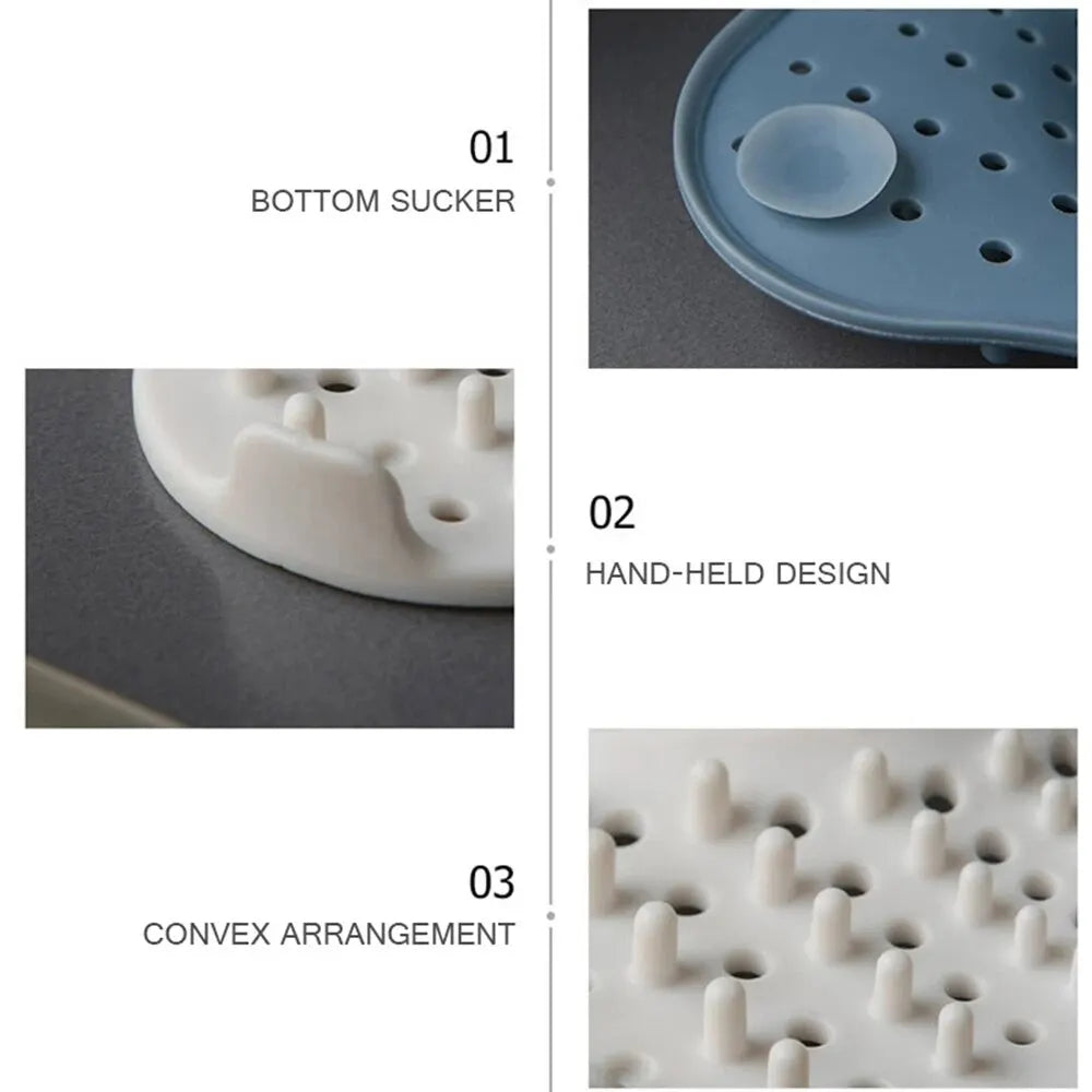 Spiral Shower Drain Hair Catcher with Suction Cups