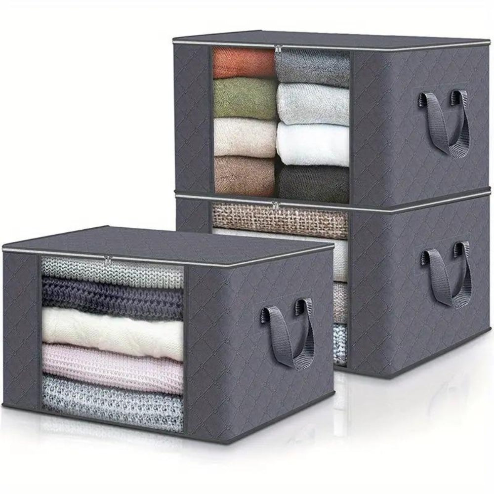 Foldable Clothes Storage Bag with See-Through Window