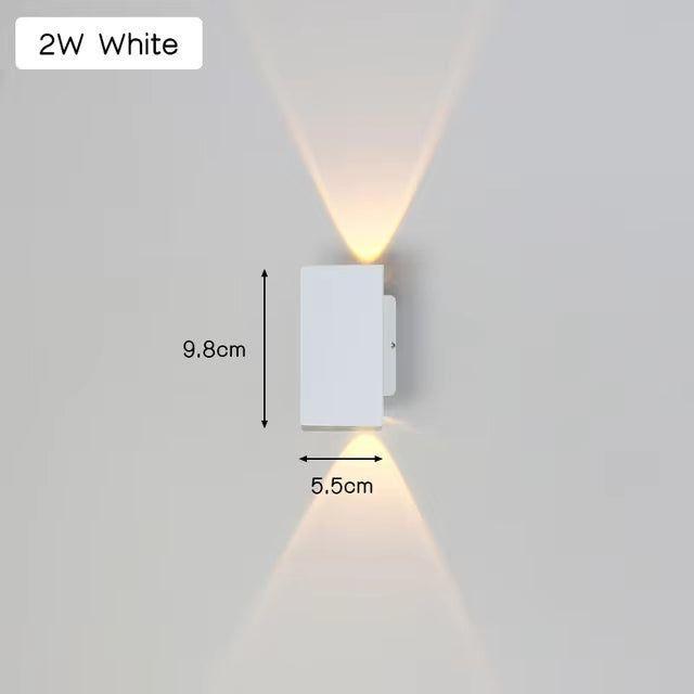 Weatherproof Aluminum LED Wall Lamp for Outdoor Use