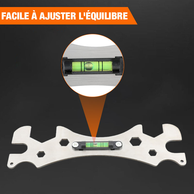 Adjustable Stainless Steel Angle Wrench for Faucets and Sinks