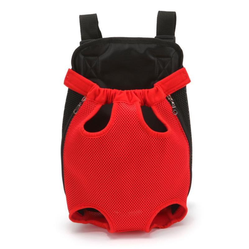 Front Pet Backpack Carrier with Adjustable Straps and Mesh Panels