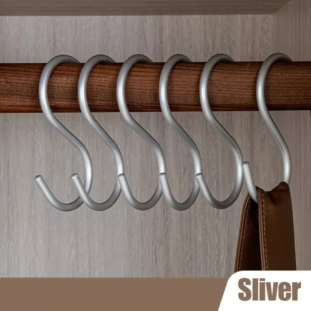 Durable S Hook Clothes Holders Set - 3 Heavy-Duty Organizers