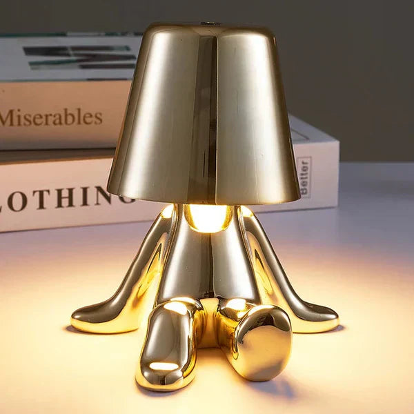 Elegant Rechargeable Table Lamp with Adjustable Brightness