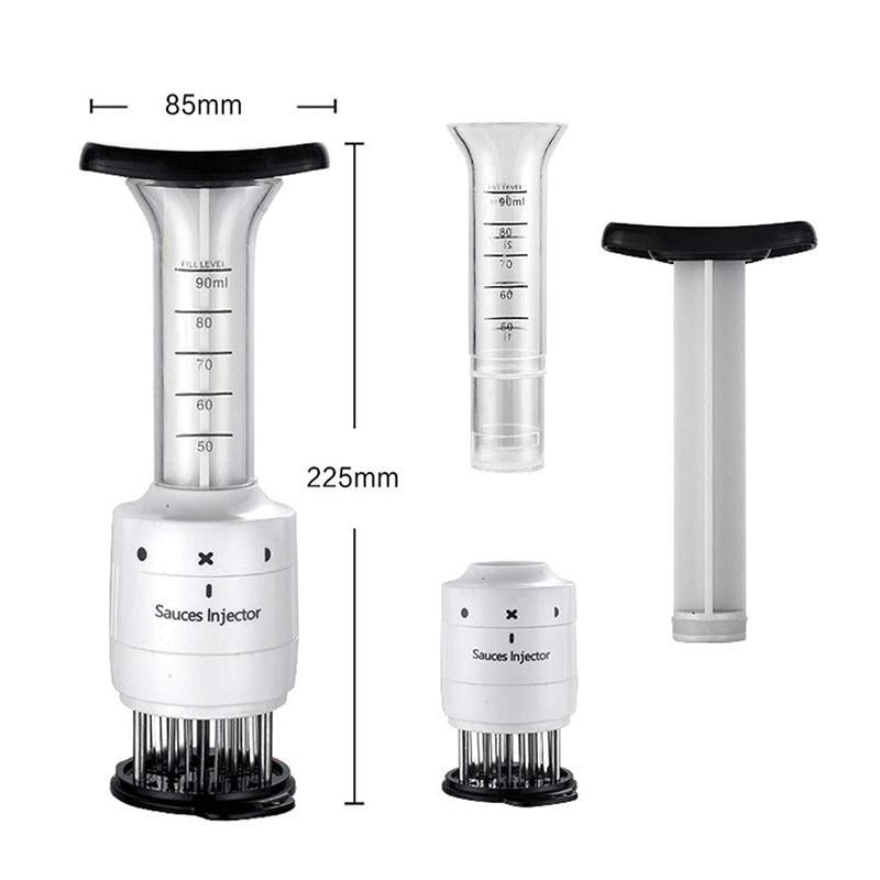 Quick Pin Press Meat Tenderizer with Stainless Steel Blades