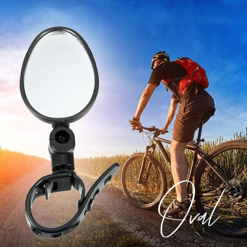 360 Degree Adjustable Rotating Rearview Mirror for Bikes and Motorcycles