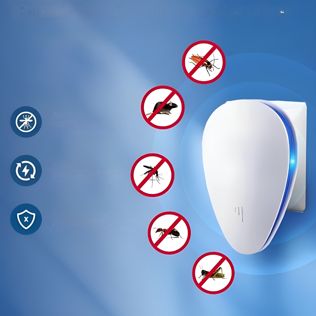 Ultrasonic Plug-In Pest Repeller for Mice, Spiders, Ants, and More