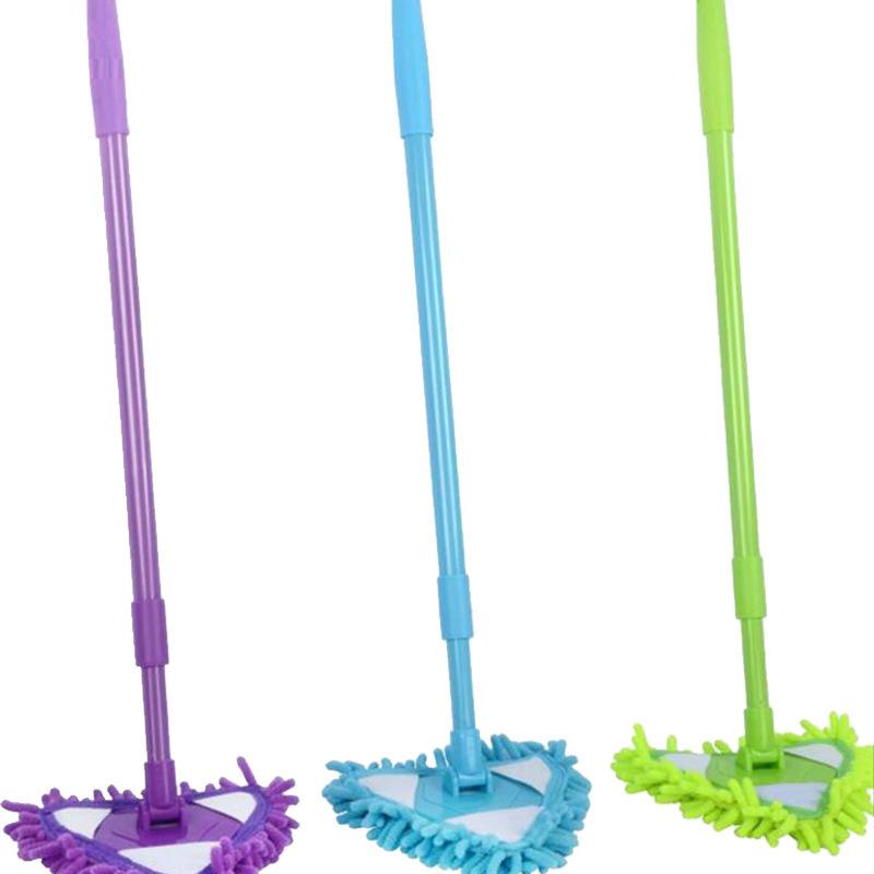 Rotatable Adjustable Triangular Mop with Telescopic Handle