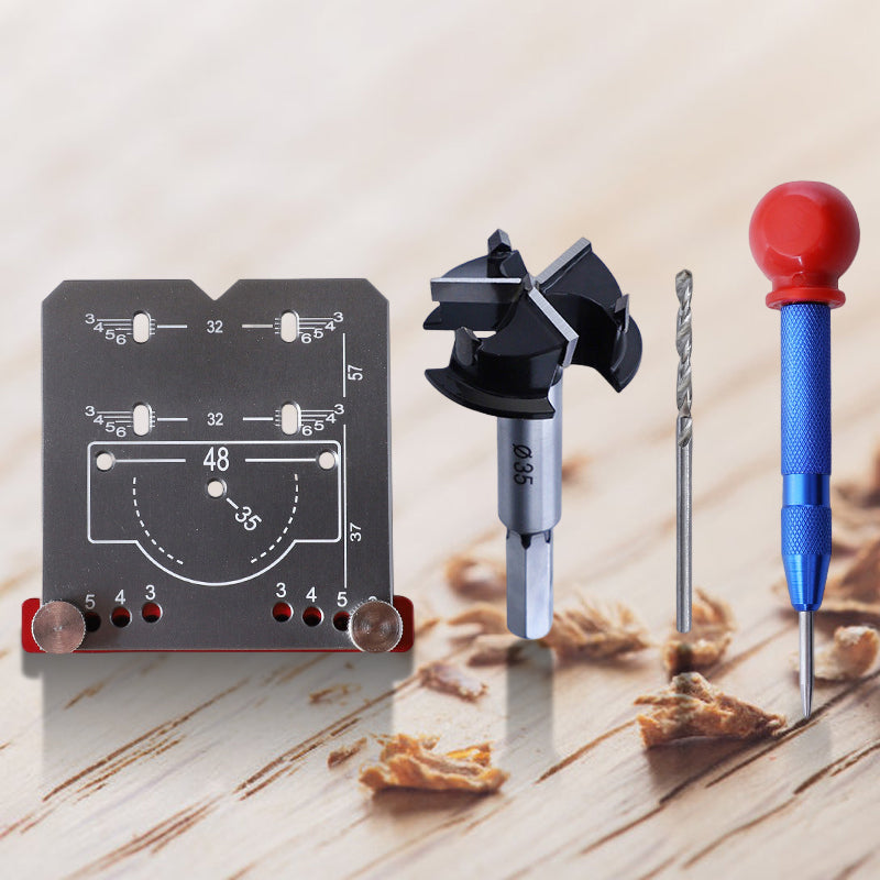 35mm Aluminum Alloy Hinge Hole Locator Tool
