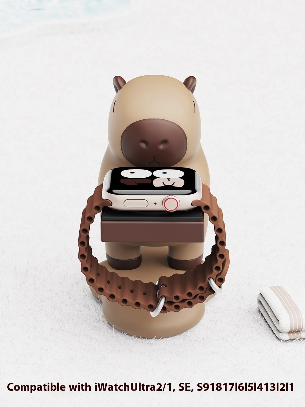 Capybara Apple Watch Charging Dock