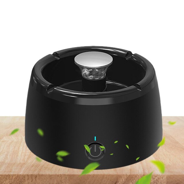 Odorless Portable Smoke-Free Ashtray with Scent Filter