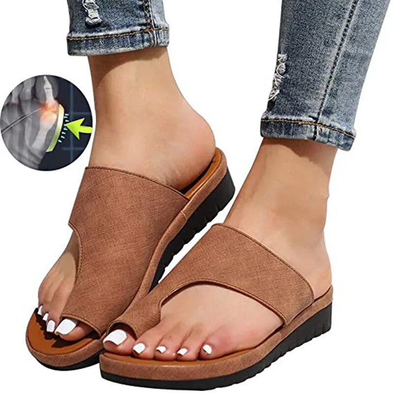 Ergonomic Slip-On Women's Slippers with Non-Slip Sole