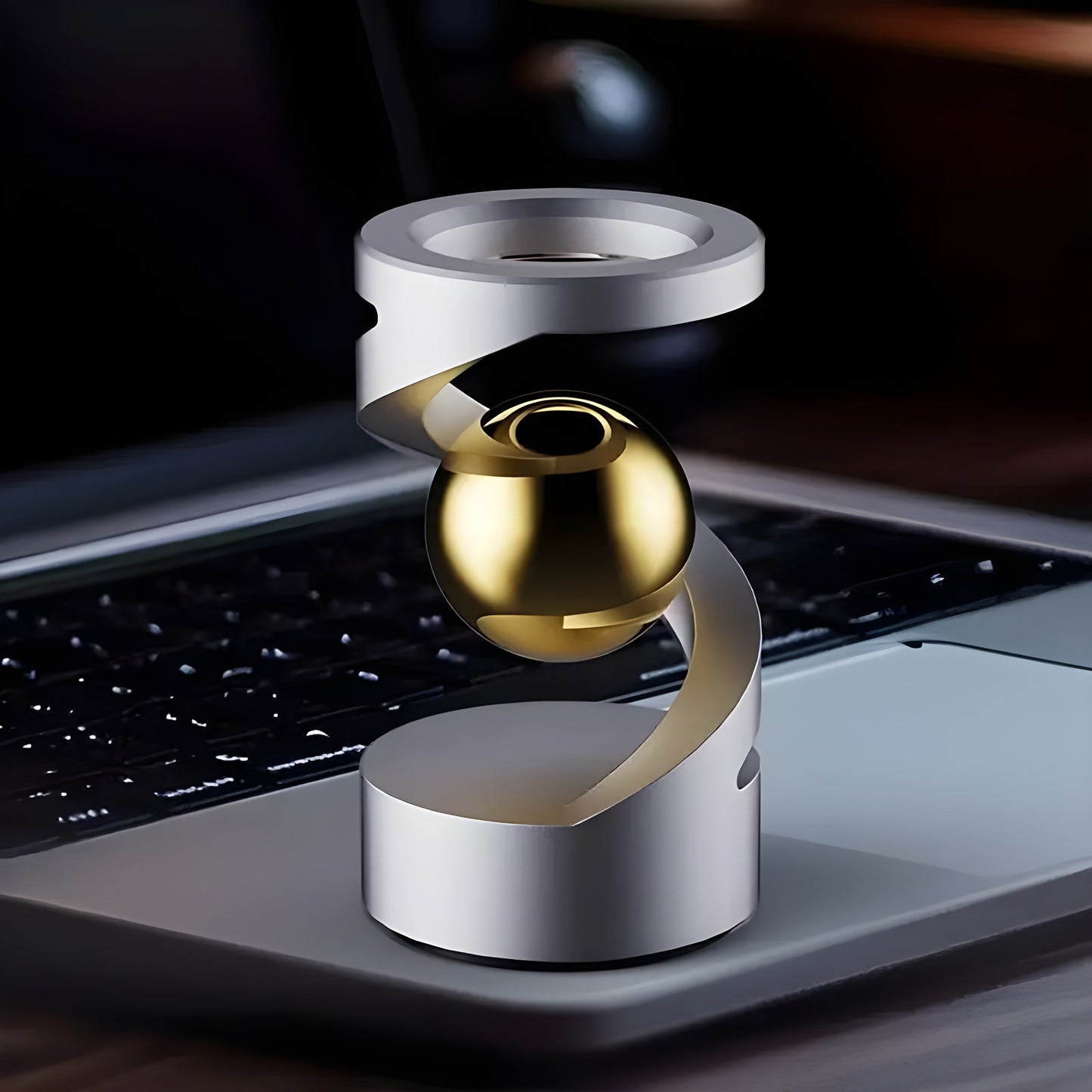 Decorative Metal Floating Gyroscope Fidget Spinner