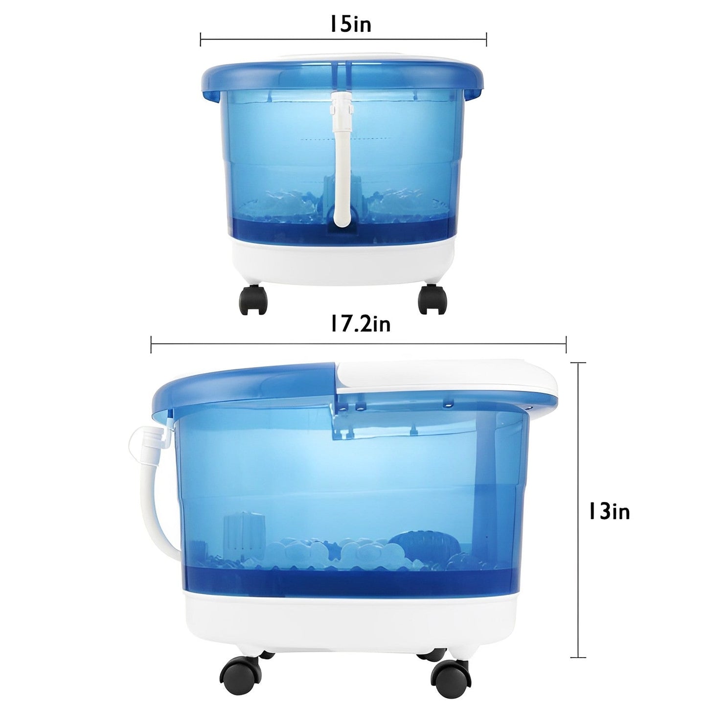 Hydrotherapy Foot Spa Massager with Heat and Bubbles