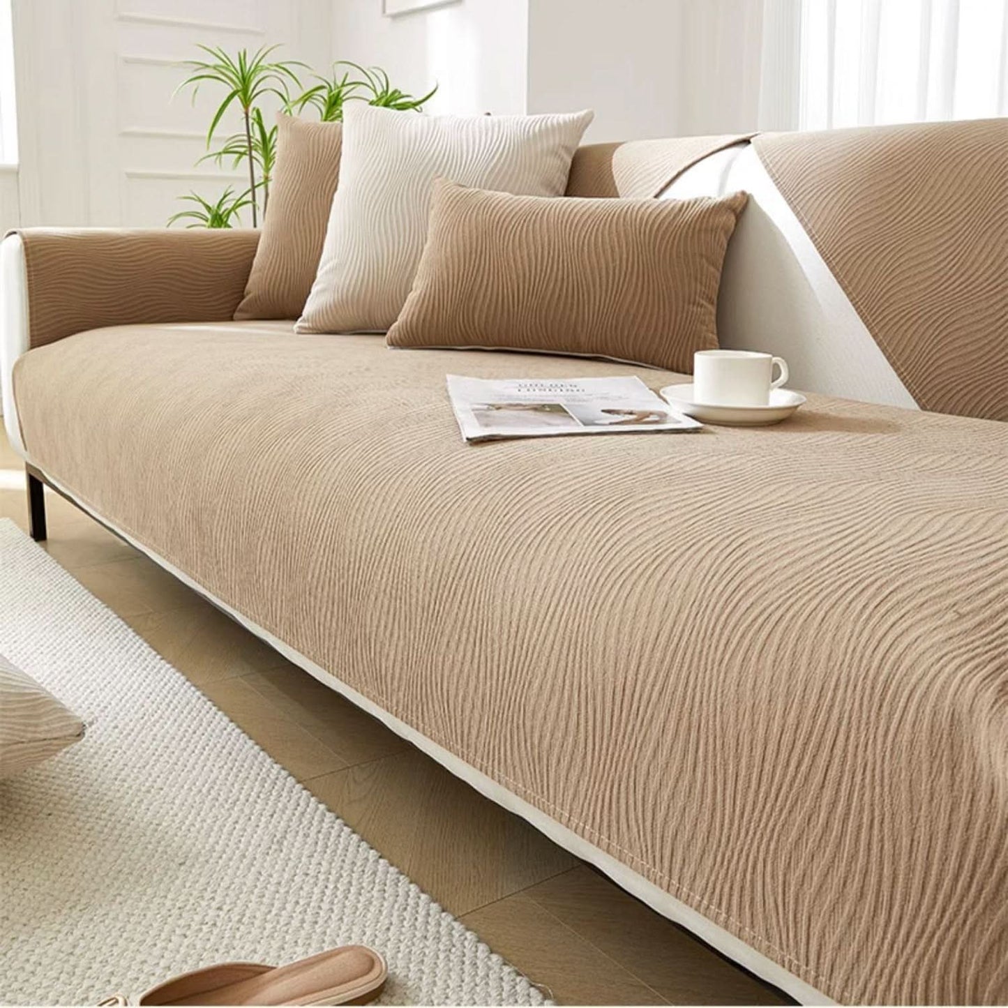 Chenille Non-Slip Sofa Cover for Stylish Protection