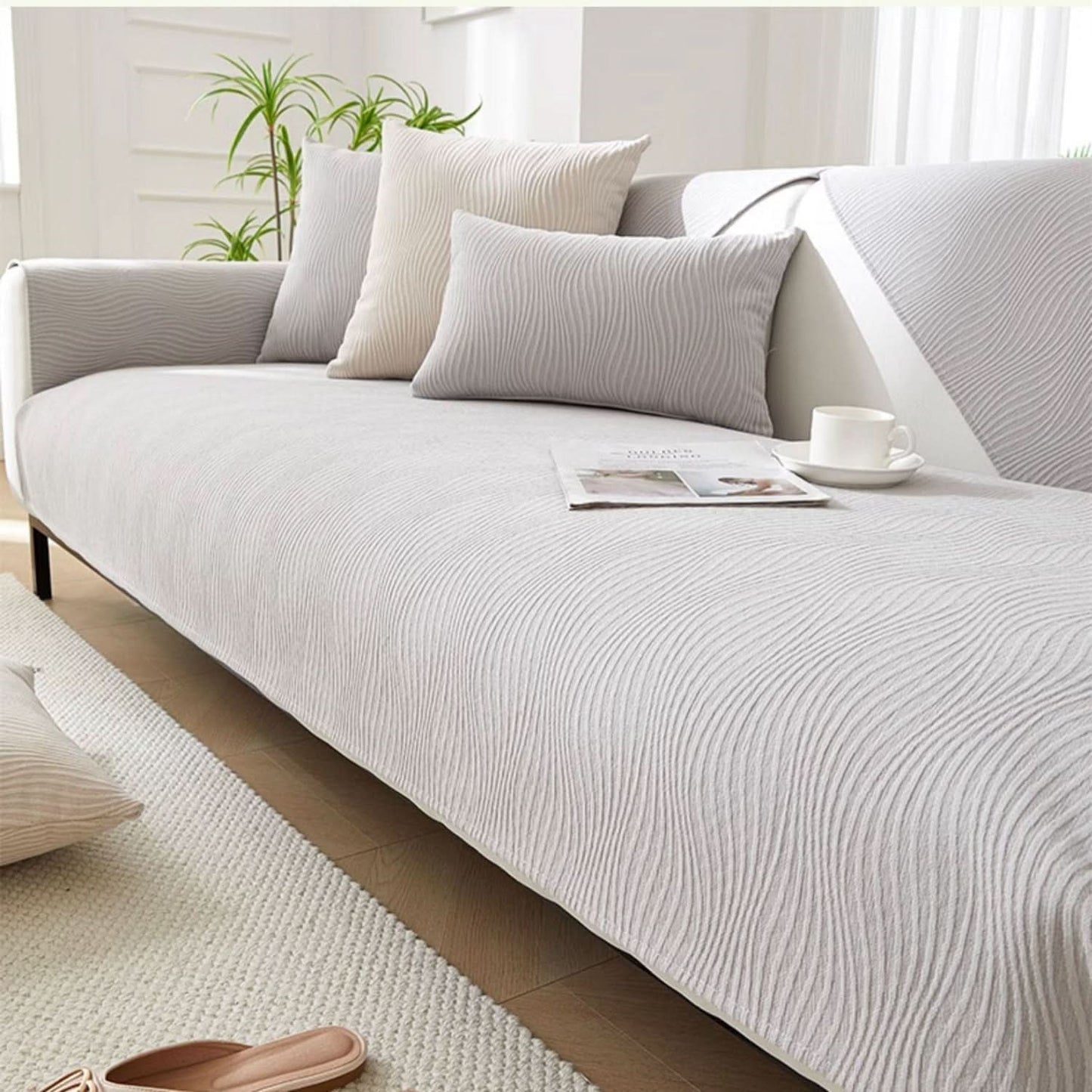 Chenille Non-Slip Sofa Cover for Stylish Protection