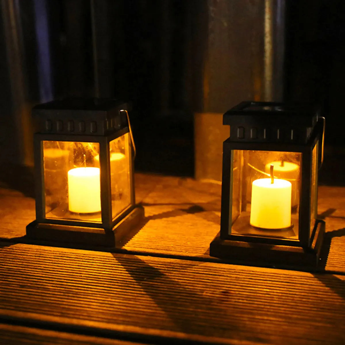 Solar LED Lantern - Eco-Friendly Outdoor Lighting with Chic Design