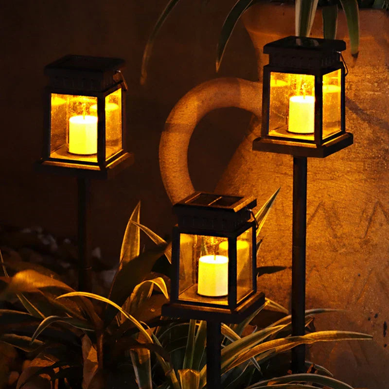 Solar LED Lantern - Eco-Friendly Outdoor Lighting with Chic Design