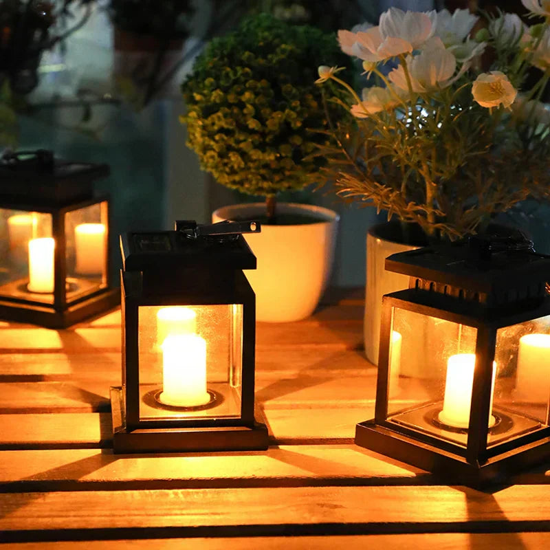 Solar LED Lantern - Eco-Friendly Outdoor Lighting with Chic Design
