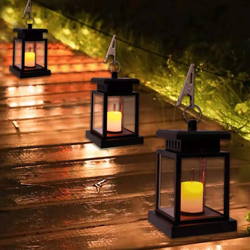 Solar LED Lantern - Eco-Friendly Outdoor Lighting with Chic Design