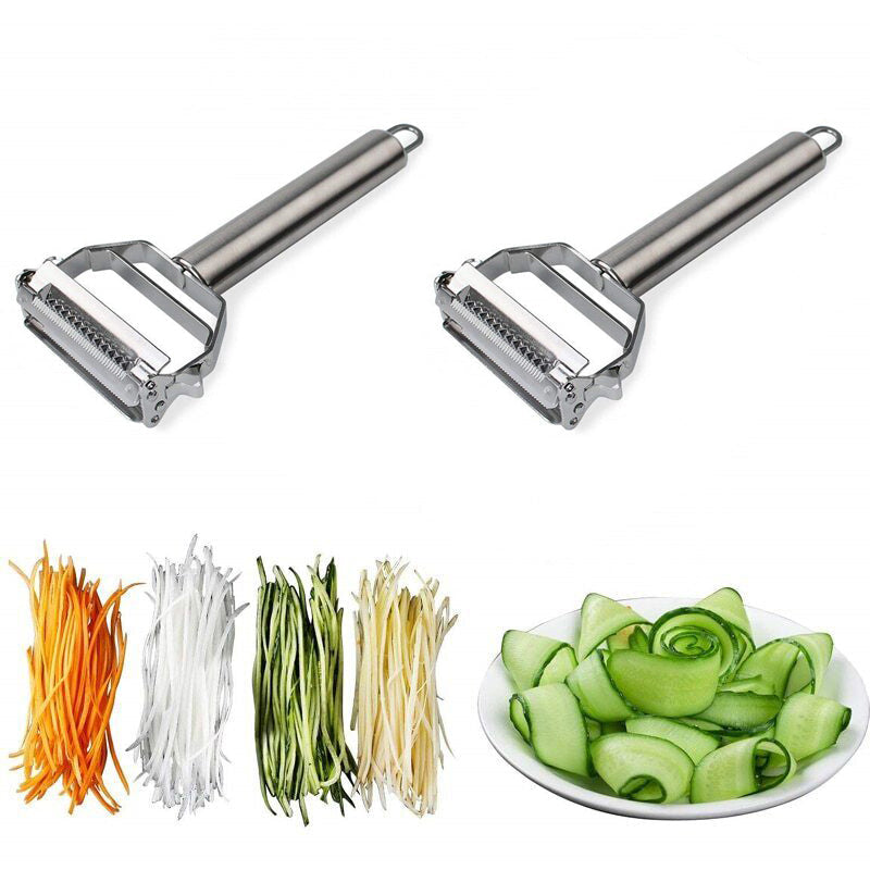 Stainless Steel Multifunctional Vegetable Peeler and Julienne Cutter