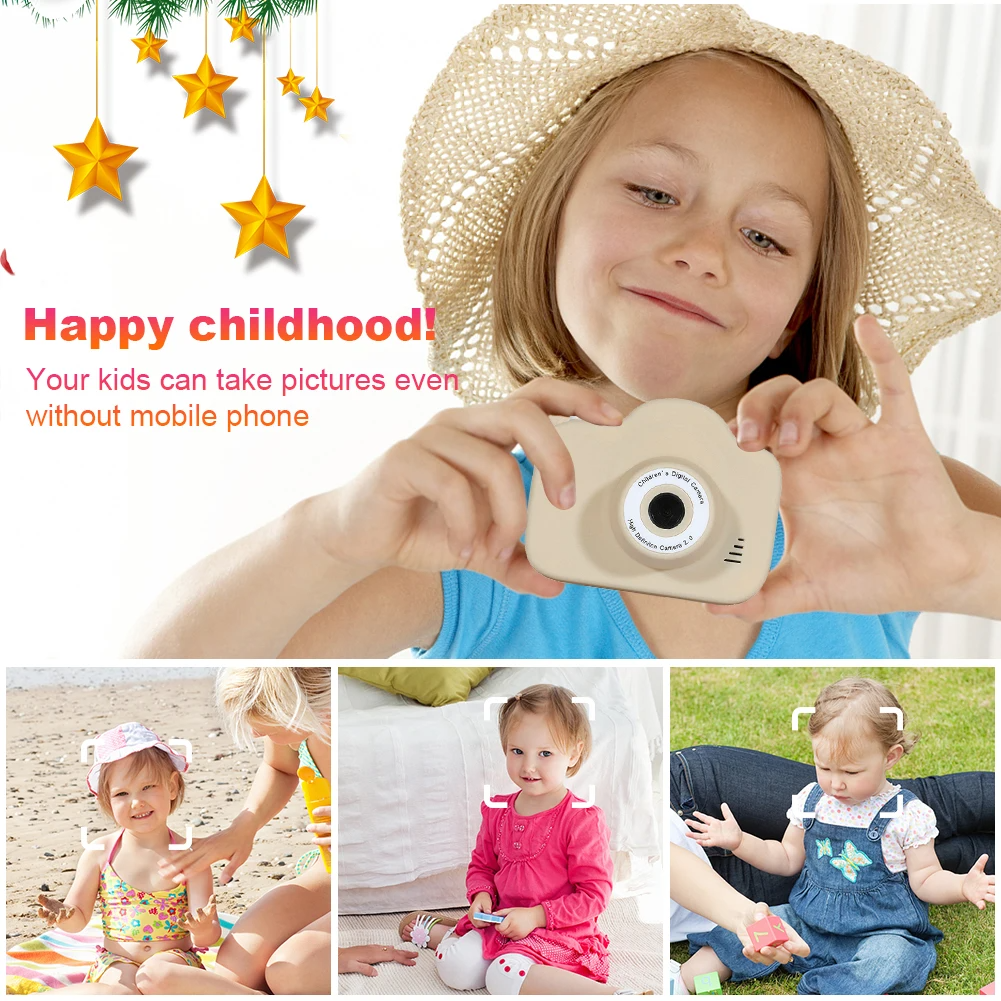 Kids 1080p HD Camera with Fun Filters and Games