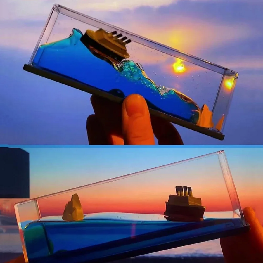 Acrylic Unstoppable Vessel Decorative Ship