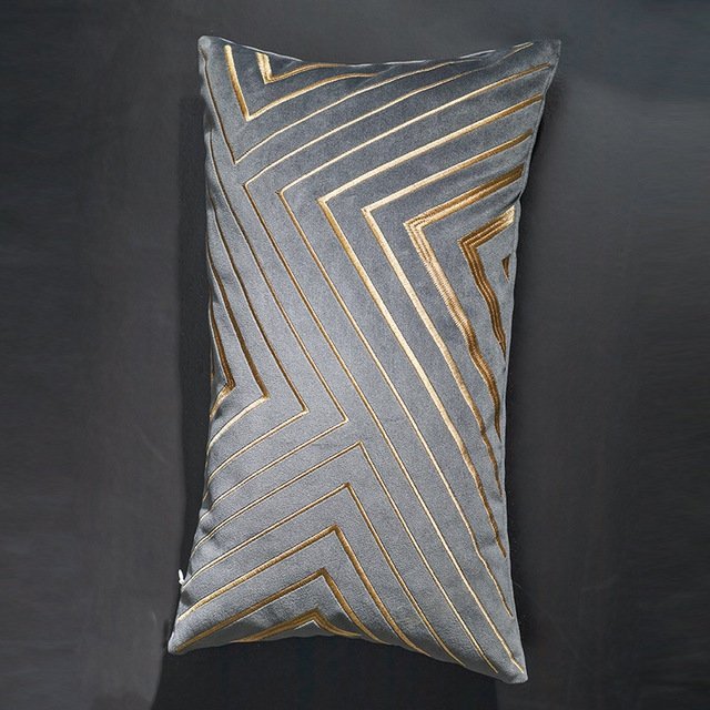 Luxurious Velvet Geometric Pillowcases - Elegant Home Decor