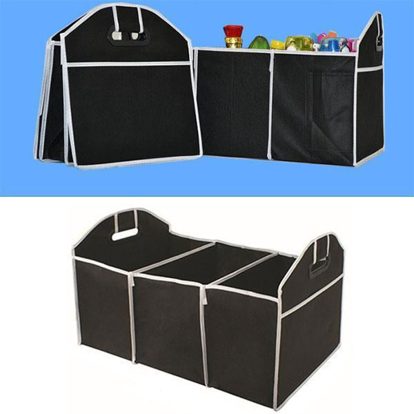 Collapsible Car Storage Organizer Bag - Durable Oxford Fabric