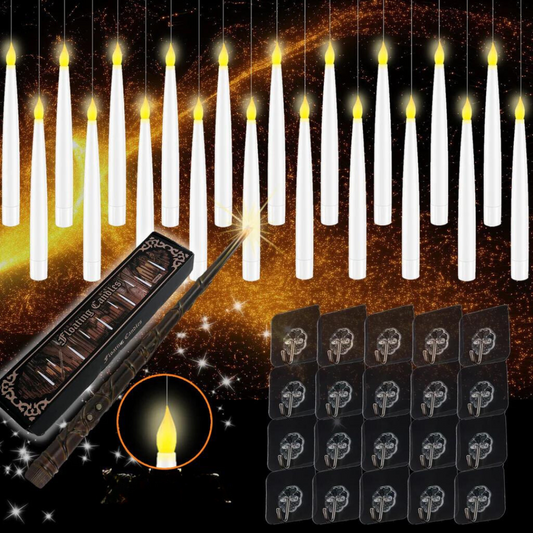 Floating LED Candles with Remote Control - Harry Potter Inspired MagicGlow